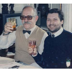	Con Aleksandar Klas a Belgrado nel 1988	