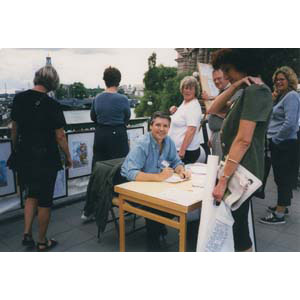 	Stoccolma: sette artisti per sette Istituti di Cultura - Mostra sul ponte Stallbron, 1999	