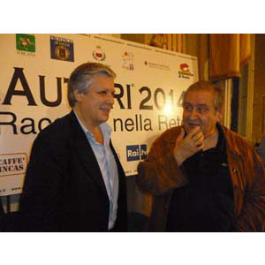 	Con Vincenzo Mollica a Racconti nella Rete, Lucca 2014	