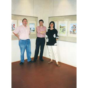 	Mostra personale al Museo della Satira di  Forte dei Marmi, 1999. Con Sandro A. Calotti e Cinzia Bibolotti