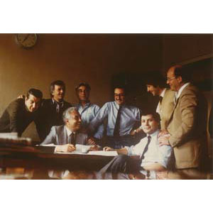 	Con alcuni amici della redazione Il Popolo, 1990	