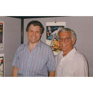 	Con Jerry Robinson al Salone di Bordighera del 1997	