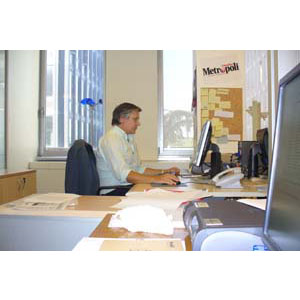 	La Repubblica-Metropoli, in redazione, 2005	
