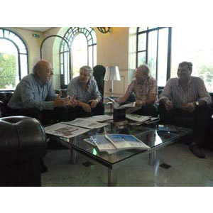 	Buduàr: riunione di redazione  a Forte dei Marmi 2014. Da sin. Contemori, De Angelis, Prevosto e Aloi	
