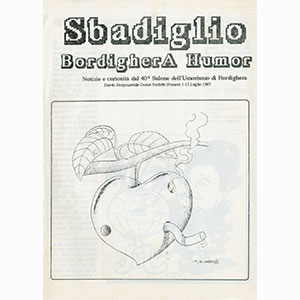 	Sbadiglio- Copertina-Bordighera 1987- Tema Il fumo