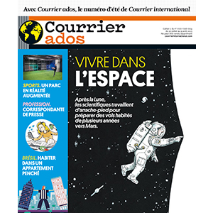        Courrier  International -  ados - n.1707 - 1-1 20 juillet - 9 aout 2023 - couverture