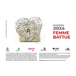        Calendario Giraffa Onlus - Femme Battue 2024 - copertina