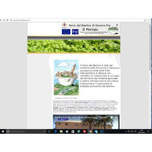 	Parco del Basilico- Website- home	