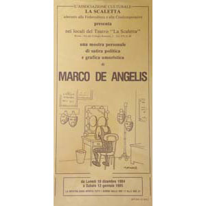 	Mostra personale La Scaletta -  1984	