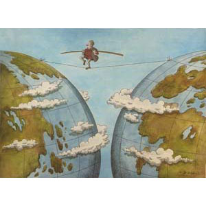 	Manifesto mostra di WittyWorld a Saint Just le Martel- 1992	