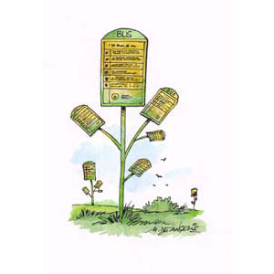	TP Trasporti pubblici: Eco bus stop	