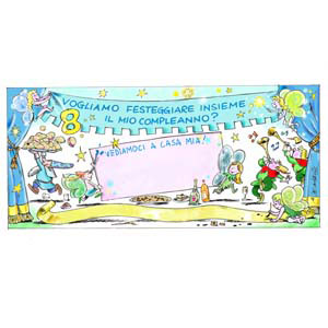 	Biglietto compleanno 8 anni	