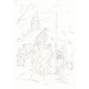 	The screaming towers, pencil	