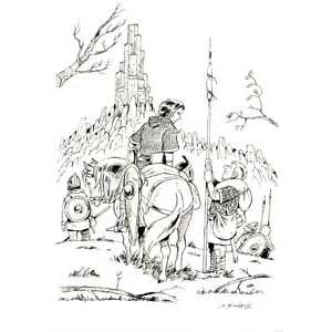 	The screaming towers, ink	