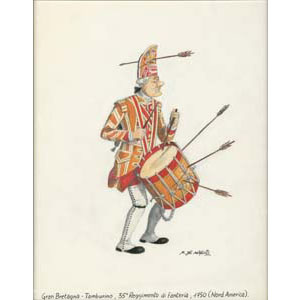 	English drummer - XVIII c	