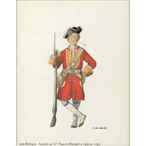 	English fusilier - XVIII c	