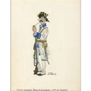 	French fusilier - XVIII c	