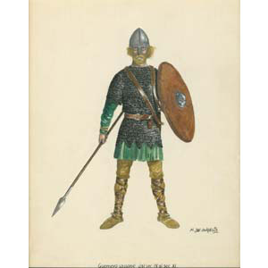 	Middle Age - Saxon warrior - XI c	