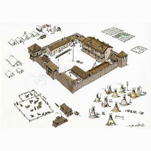 	APP Iron Horse - West Fort and indian village
