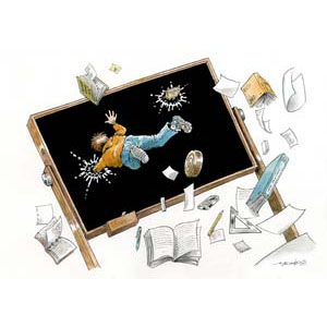 	Black-board	